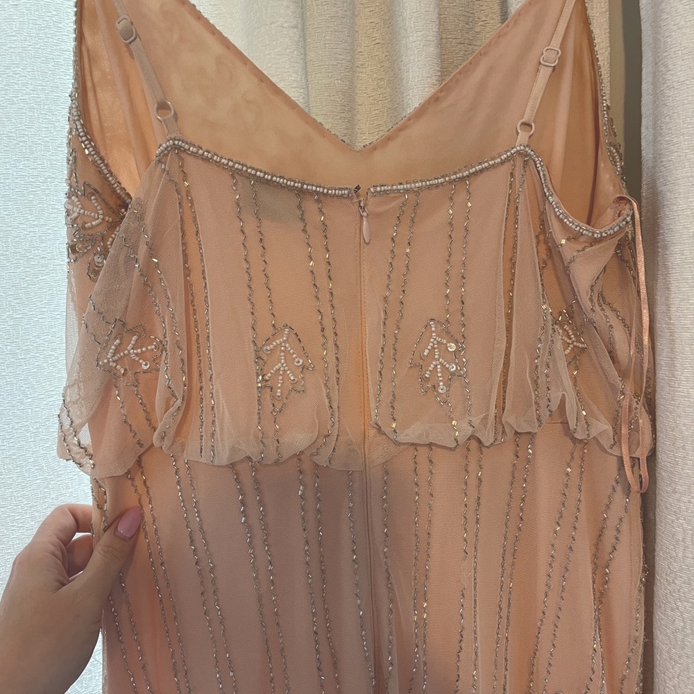 Lace and beaded bridesmaid/prom/event dress
